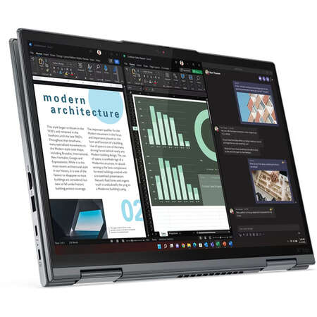 Laptop Lenovo 14inch ThinkPad X1 Yoga Gen 8 OLED Touch  Intel Core i7-1355U 16GB DDR5 512GB SSD Intel Iris Xe Windows 11 Pro Storm Grey