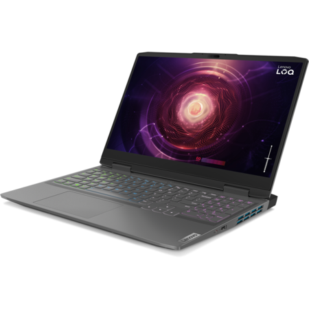 Laptop Lenovo LOQ FHD 15.6 inch AMD Ryzen 5 7640HS 16GB 512GB SSD RTX 4050 Free Dos Storm Grey
