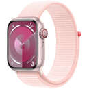 Watch S9 GPS 41mm Pink Aluminium Case cu Light Pink Sport Loop