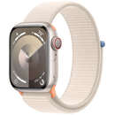 Smartwatch Apple Watch S9 GPS 41mm Starlight Aluminum Case cu Starlight Sport Loop