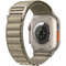 Smartwatch Apple Watch Ultra2 Cellular 49mm Titanium Case cu Olive Alpine Loop - Medium