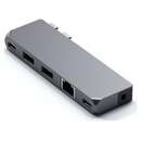 Pro Hub mini USB-C do MacBook 2xUSB-C 2x USB-A Ethernetn jack port