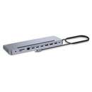 USB-C Metal Ergonomic 4K 3x Display 2x DP 1x HDMI LAN Audio Power Delivery 100W + i-tec Universal Charger 100W