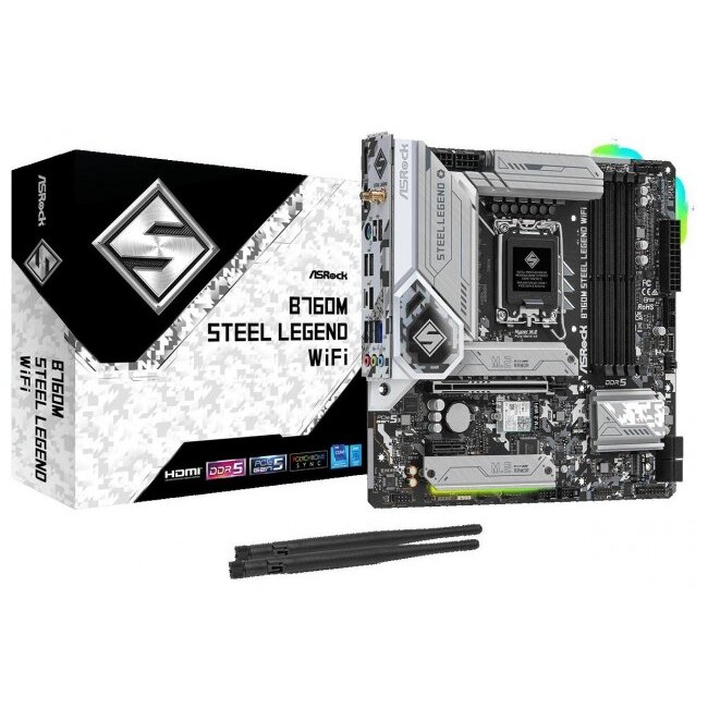 Placa De Baza B760M Steel Legend WiFi