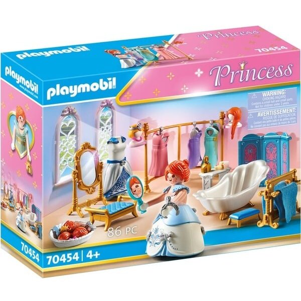 Jucarie Constructie Dressing Printesa Cu Cada 86 Piese Plastic Multicolor