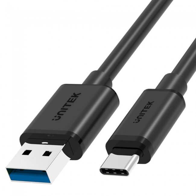 Cablu Date/Incarcare USB-A - USB-C 1.0m Negru