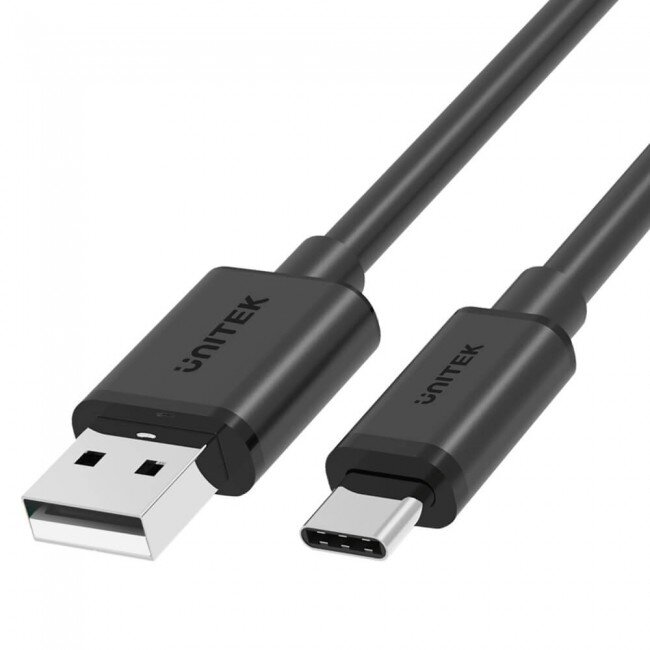 Cablu USB-A - USB-C 1.5m Negru