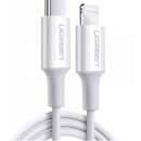 Fast Charging Data Cable Pentru Smartphone USB La Lightning Iphone Certificare MFI 3A TPE 1m Alb 10493 Timbru Verde 0.08 lei - 6957303814930