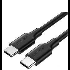Cablu De Alimentare Și Transfer De Date Ugreen Fast Charging Data Cable USB Type-C La USB Type-C 60W/3A Nickel Plating PVC 1.5m Negru 50998 Timbru Verde 0.08 lei - 6957303859986