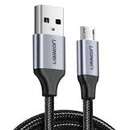 Fast Charging Data Cable  USB La Micro-USB Braided 1.5m Negru 60147 Timbru Verde 0.08 lei- 6957303861477