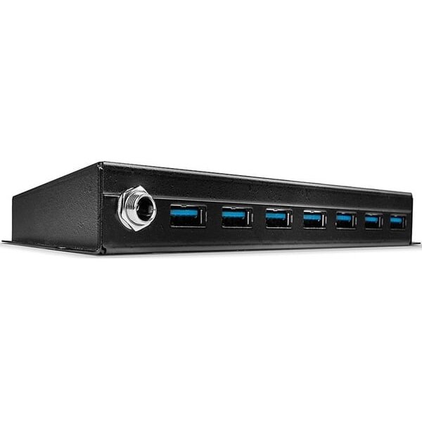 HUB USB 7 Port USB 3.0 Metal USB 379g Negru