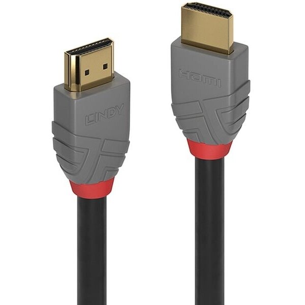 Cablu Lindy Viteza Mare 1x HDMI Male 5m Negru/Gri