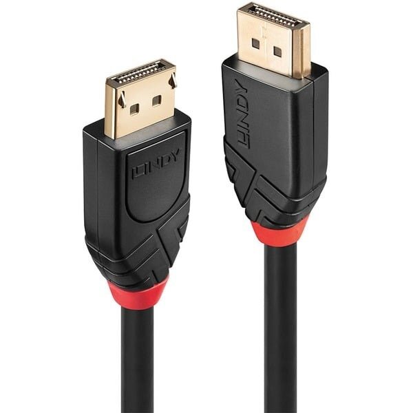 Cablu Lindy 2x DisplayPort 1.2 Male 10m Negru