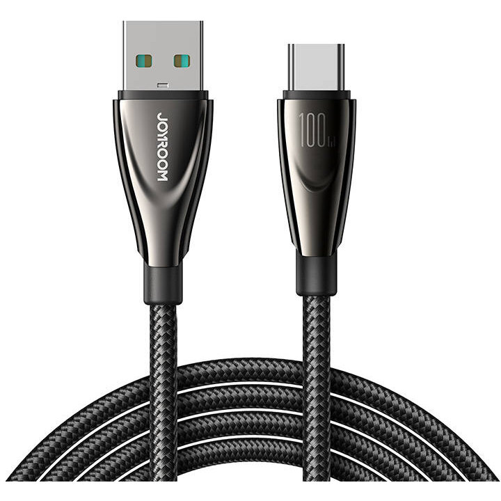 Cablu de date SA31-AC6, USB la USB-C, 100W, 480 Mbps, 1.2 m, Negru