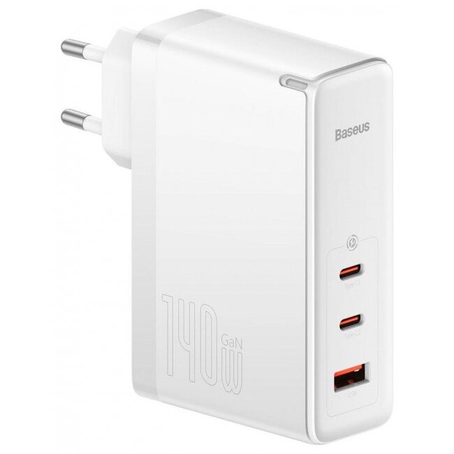 Incarcator GaN5 Pro 2xUSB-C + USB 140W Alb