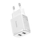 Compact Quick Charger 2x USB 10.5W Alb