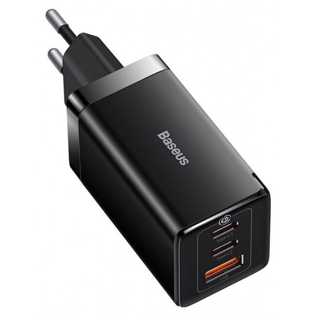 Incarcator GaN5 Pro 2xUSB-C + USB 65W Negru