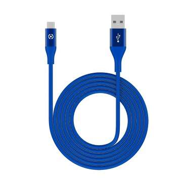 Cablu Date/Incarcare Celly USB-A  MicroUSB 18W 1m Albastru