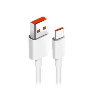 Cablu Date/Incarcare Xiaomi USB-A USB-C 120W 1m Alb