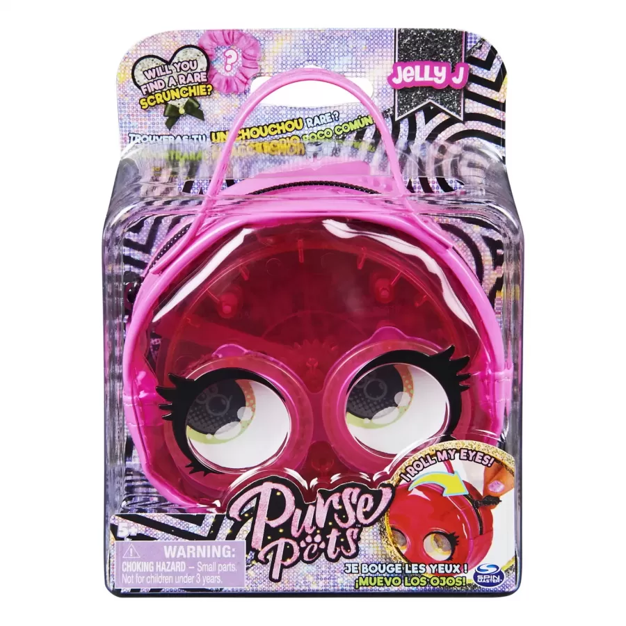 Jucărie Spin Master Purse pets gentuta micro meduza roșie