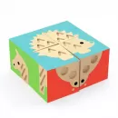 4 Cuburi tactile din lemn