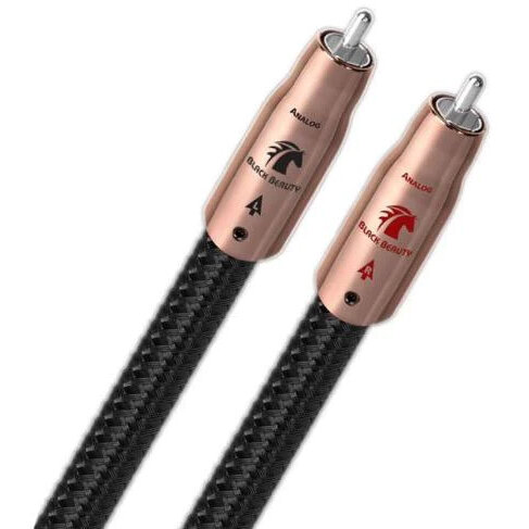 Cablu Audio AudioQuest 2xRCA Male 2x RCA Male 1m Negru