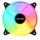 Ventilator NEX TECH® PC RGB 120mm Silent conector 4-pin Molex, rulment hydraulic, 36CFM