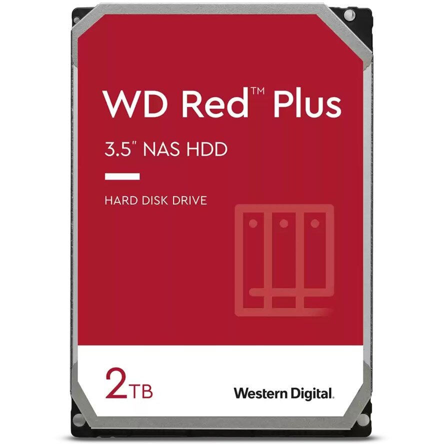 HDD Red Plus WD20EFPX 3.5inch 2 TB Serial ATA