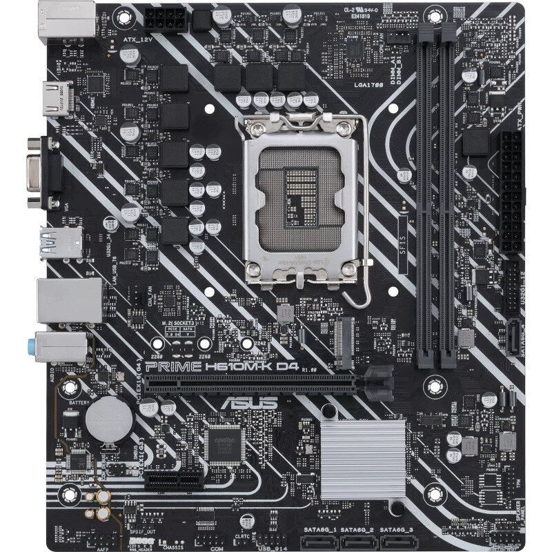 Placa de baza Prime H610M-K D4