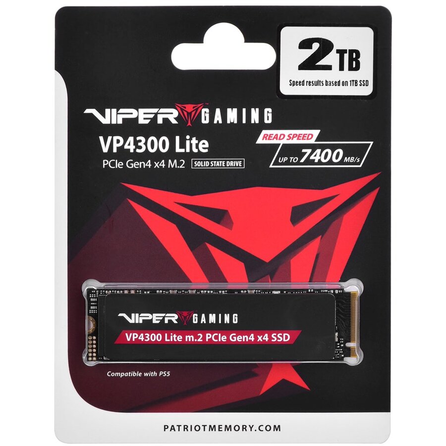 SSD VP4300L M.2 PCI-Ex4 NVMe 2TB 7.2 / 6.