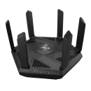 RT-AXE7800  6 Antene Externe Tri-band Wi-Fi 2.4GHz / 5GHz / 6GHz 574+4804+2402 Mbps Negru
