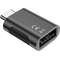 Adaptor OTG NEX TECH® USB-A 3.0 la Type-C, Negru