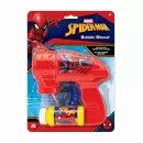 pistol de facut baloane de sapun Spiderman Rosu