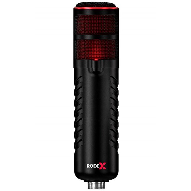 Microfon Dinamic Cardioid USB-C 20 - 20000Hz 24biti Negru/Rosu