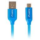 USB-A Micro USB-B Plastic 1m Albastru