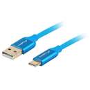 USB-A USB-C 1.8m Albastru