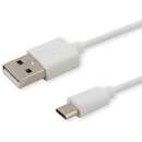 USB-A Micro USB-B 1m Alb