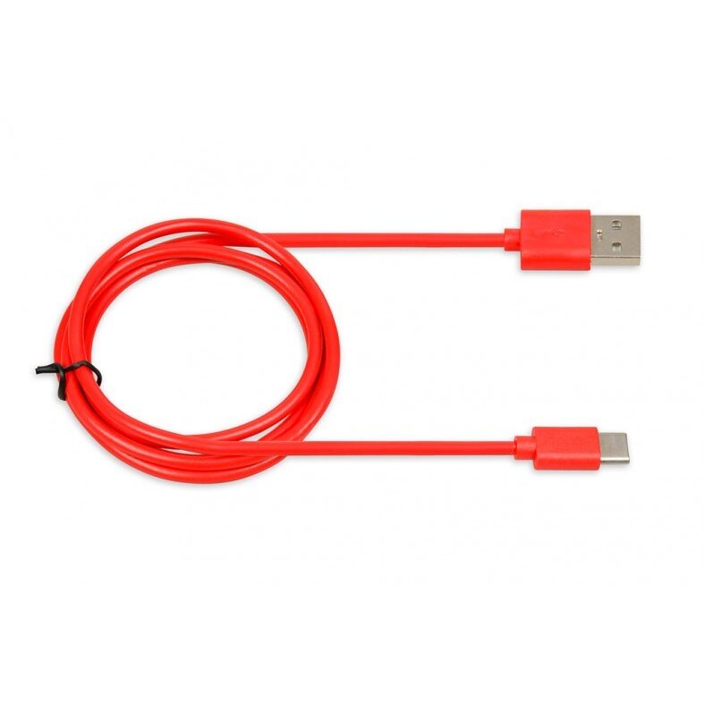 Cablu Date/Incarcare USB-A USB-C 1m Rosu