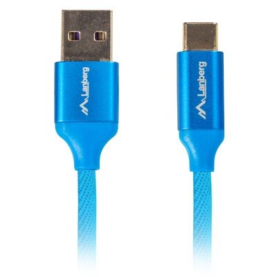 Cablu Date/Incarcare USB-C USB-A 0.5m Albastru