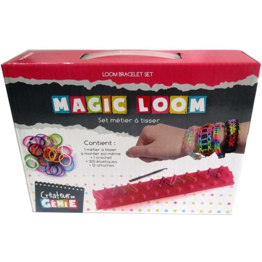 Set creativ Elastice Magic Loom cu bratara 314 piese