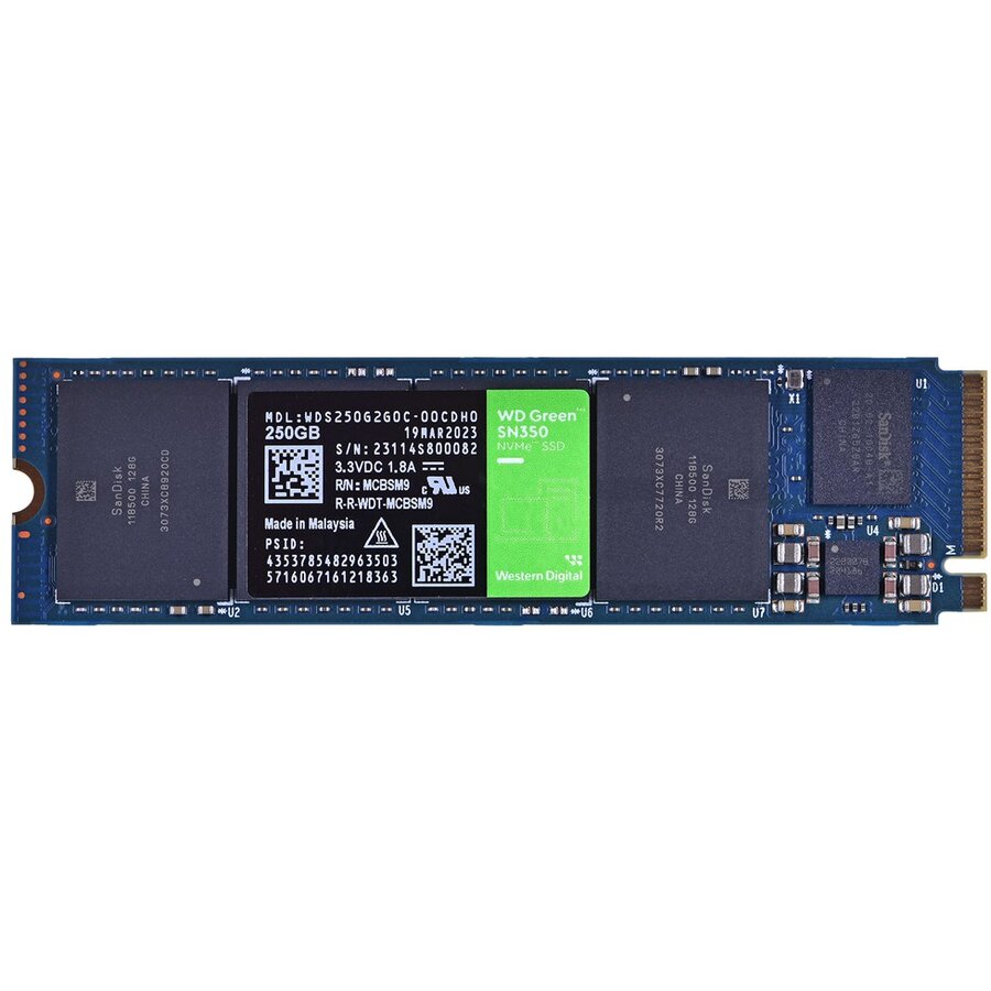 SSD Green SN350 250GB M.2  PCIe NVMe 3.0 x4