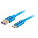 USB-A USB-C 1m Albastru