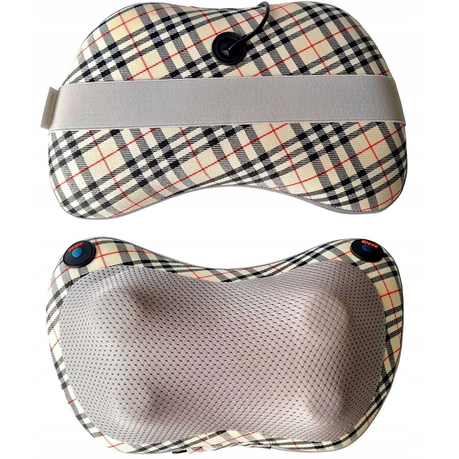 Perna Masaj Pentru Spate Corp Gat Shiatsu Fermoar Piele Ecologica 110-240V 12V Multicolor