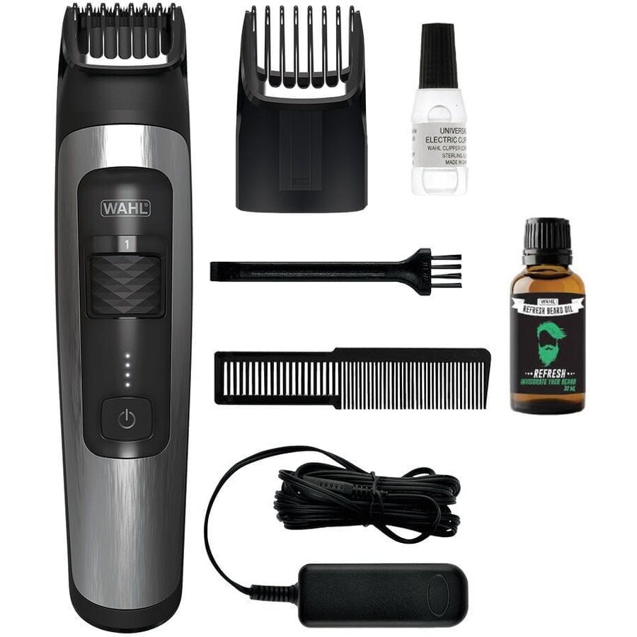 Trimmer Barba Otel Inoxidabil Forma Dreptunghiulara 100min Negru/Gri