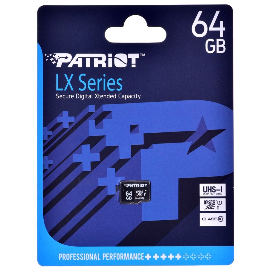 Card PSF64GMDC10 64GB MicroSDXC UHS-I Class 10