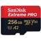 Card Sandisk Extreme PRO 256GB MicroSDXC UHS-I Class 10