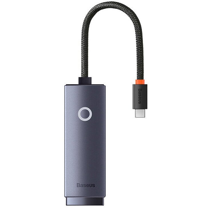 Cablu de date Lite Series, USB-C la RJ45, Viteza de pana la 1000 Mbps, Gri