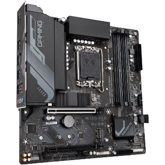 Placa de baza GIGABYTE B760M GAMING PLUS WIFI DDR4, Intel B760, LGA 1700, mATX - imagine 2