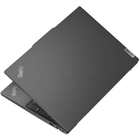Laptop Lenovo 16inch ThinkPad E16 Gen 1  Intel Core i7-13700H 16GB DDR4 512GB SSD Intel Iris Xe No OS Graphite Black