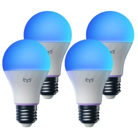 Bec Yeelight Pachet x4 LED Smart W4 Lite Wi-Fi Sincronziare Muzica/Jocuri E27 9W 806lm Lumina Colorata